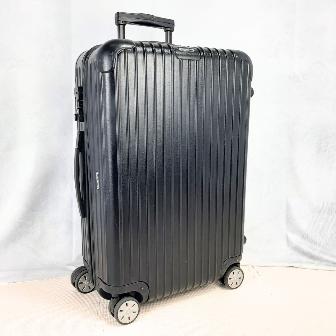 RIMOWA(リモワ)サルサ 63L 4輪 でかす TSAロック ブラック 1輪破損 RIMOWA(リモワ)サルサ 63L 4輪 でかす TSAロック ブラック 1輪破損