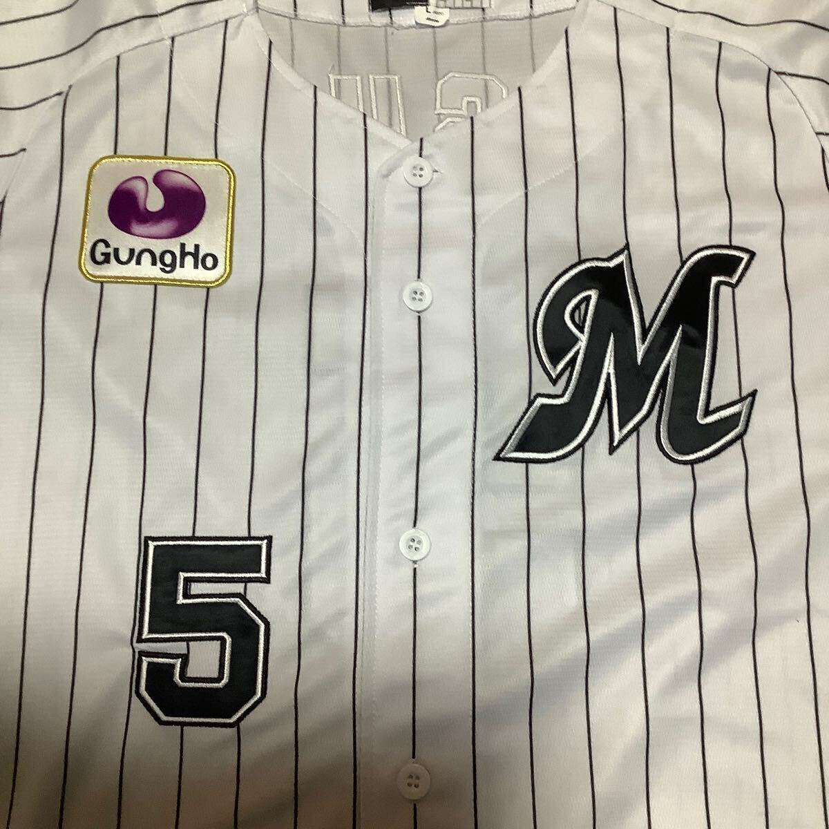 千葉ロッテマリーンズ 安田尚憲 ユニフォーム LサイMIZUNO