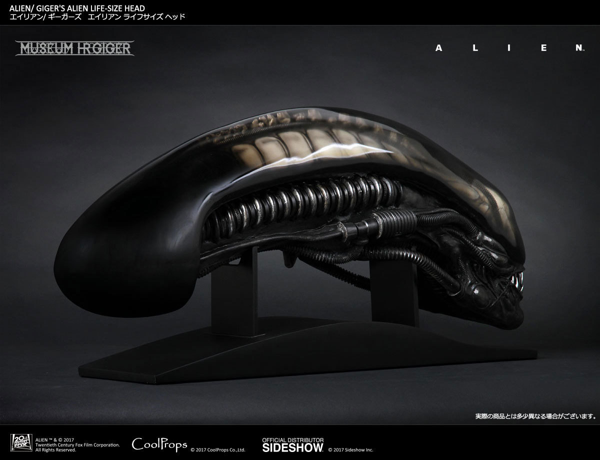 【玩具模型】SIDESHOW LIFE-SIZE HEAD GIGER'S ALIEN サイドショウギーガーズエイリアンヘッド限定版樹脂模型コレクション1:1スケール R48