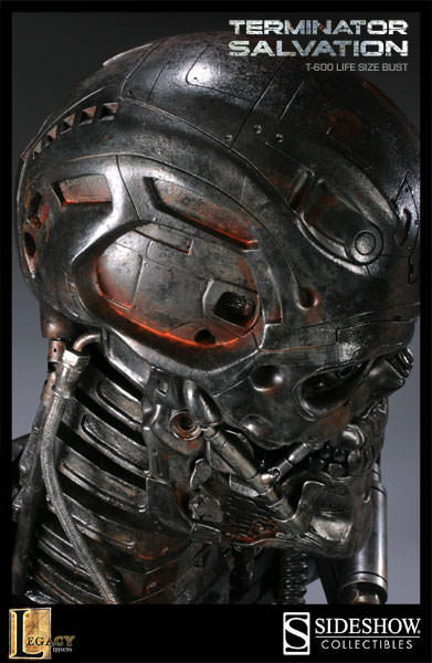 【玩具模型】SIDESHOW LIFE-SIZE BUST TERMINATOR T-600 サイドショウターミネーターバスト限定版人気合金模型コレクション1:1スケール R58_画像10