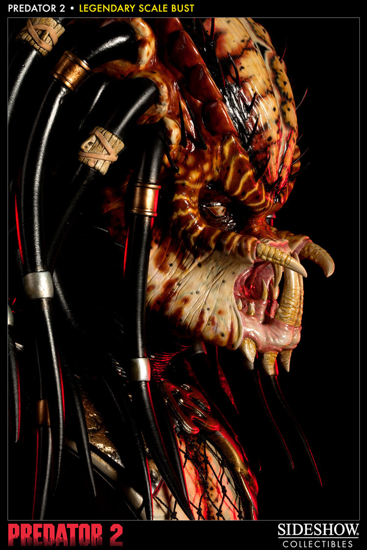 [ игрушка модель ]SIDESHOW LEGENDARY SCALE BUST PREDATOR 2 боковой shou pre данные -2 грудь ограниченая версия популярный полимер модель коллекция 1:2 шкала R52