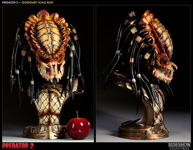 [ игрушка модель ]SIDESHOW LEGENDARY SCALE BUST PREDATOR 2 боковой shou pre данные -2 грудь ограниченая версия популярный полимер модель коллекция 1:2 шкала R52