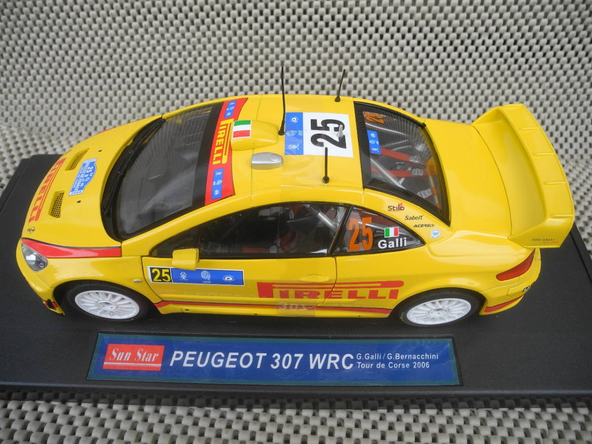  rare *1/18* Peugeot 307WRC/2006: new goods * Sunstar made #4696.