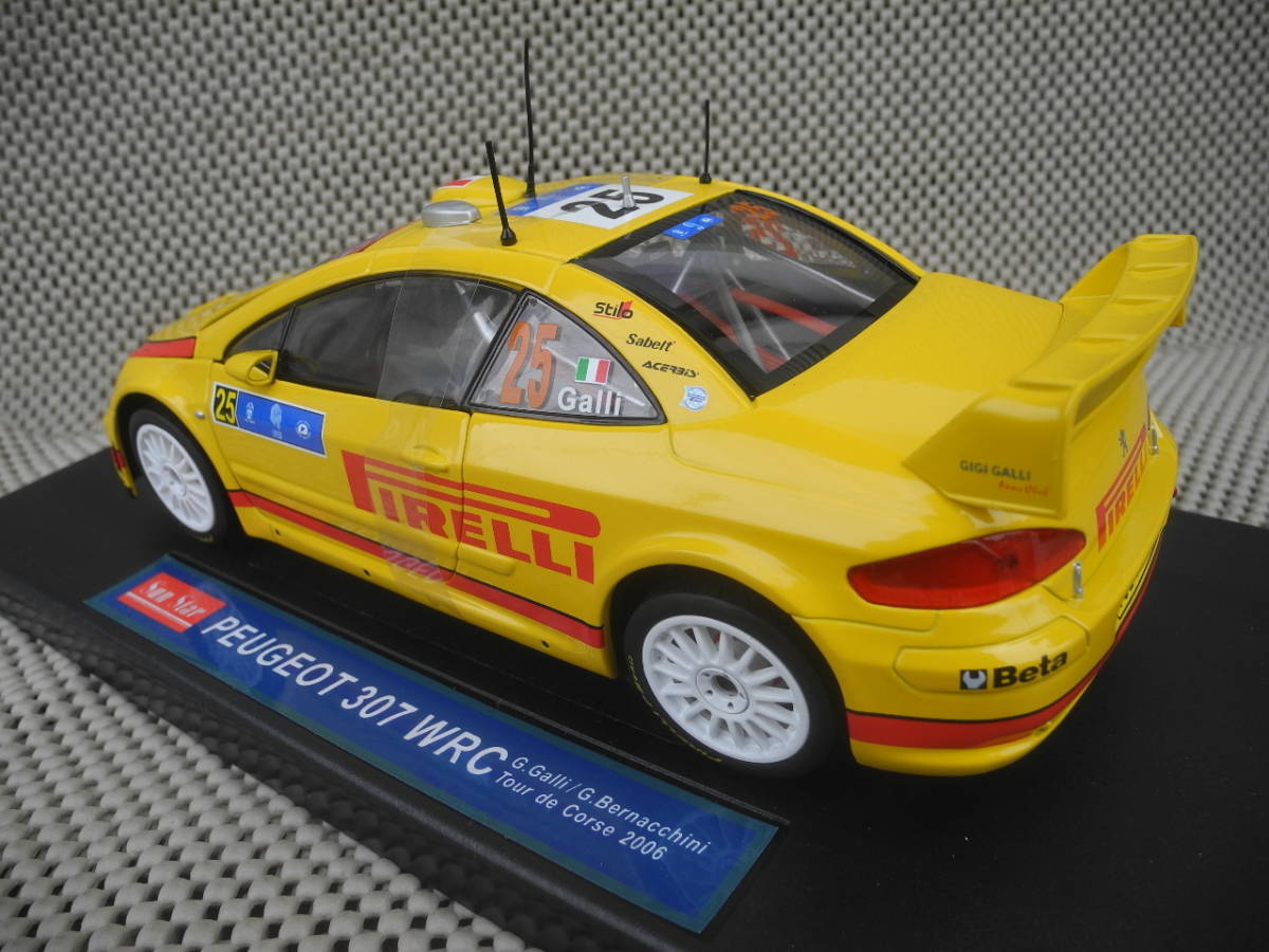  rare *1/18* Peugeot 307WRC/2006: new goods * Sunstar made #4696.