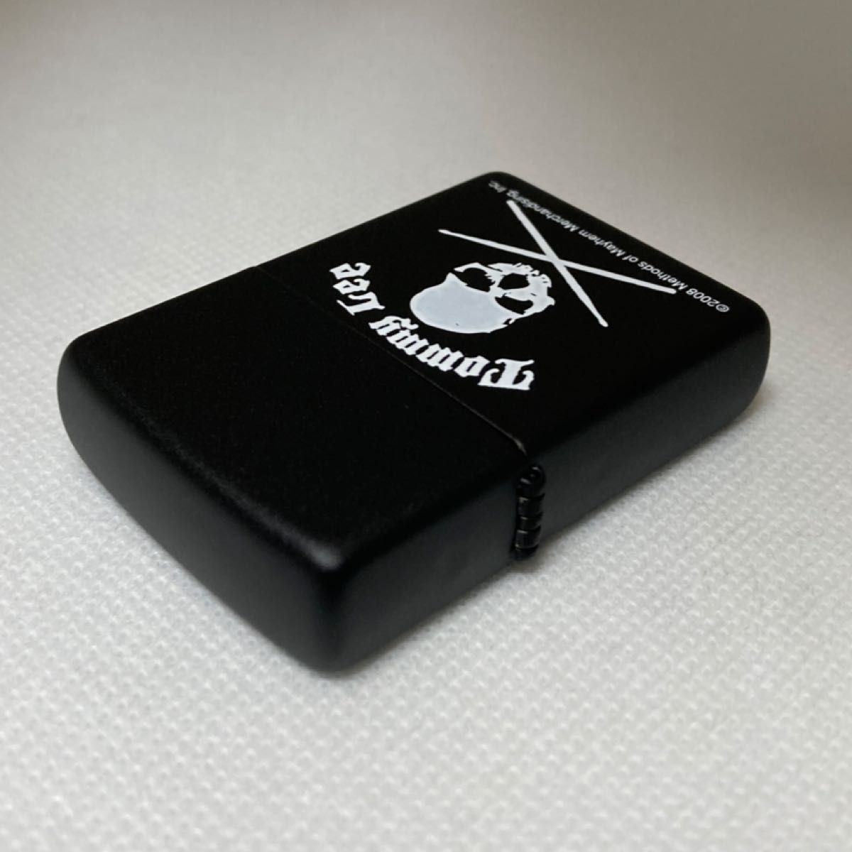 【新品未使用】Zippo ブラックマットオイルライター 箱付き ZIPPO Tommy Lee ブラックマット 未使用 美品 箱付き 2008年製