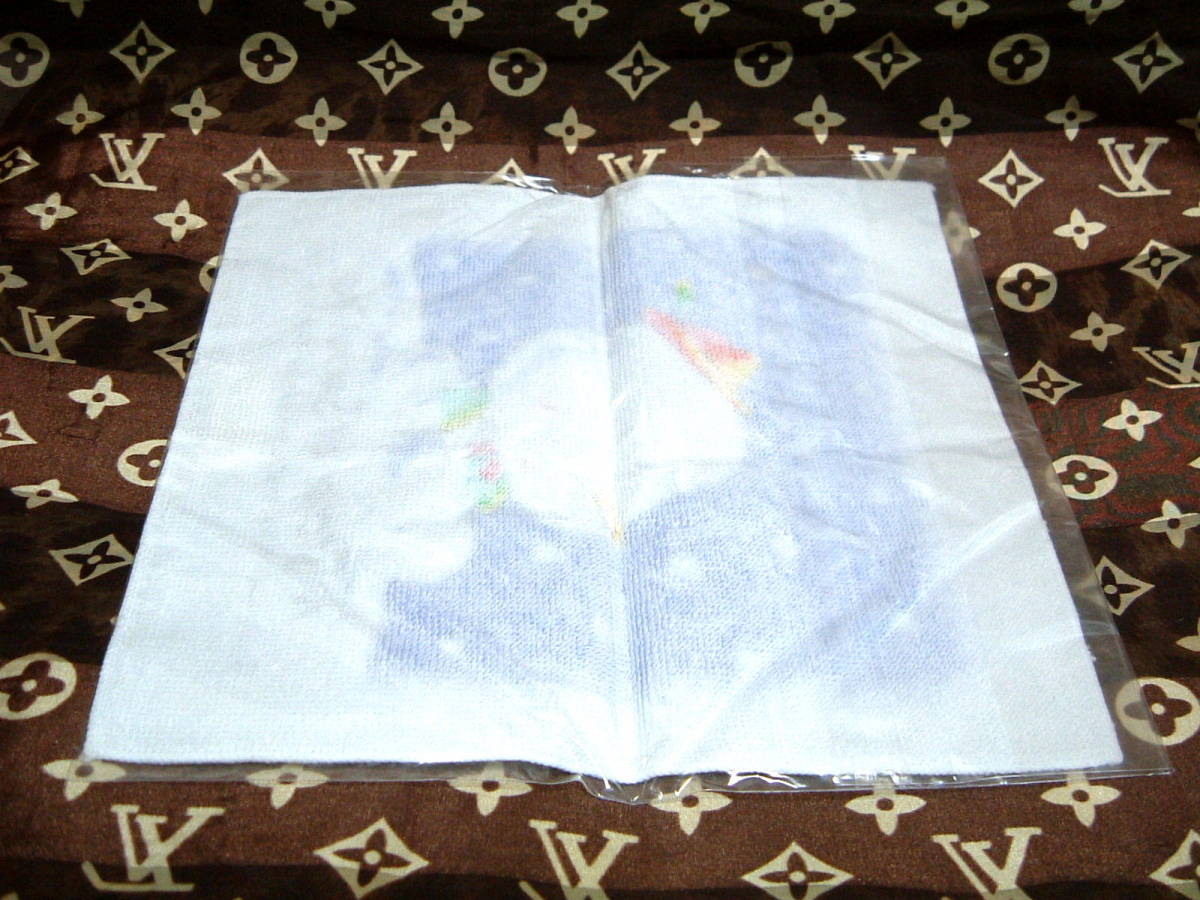 ◆昭和レトロ　土産　ファンシー　雑貨　雪だるま　ハンドタオル　日光　鬼怒川　未使用　1980年代_画像3
