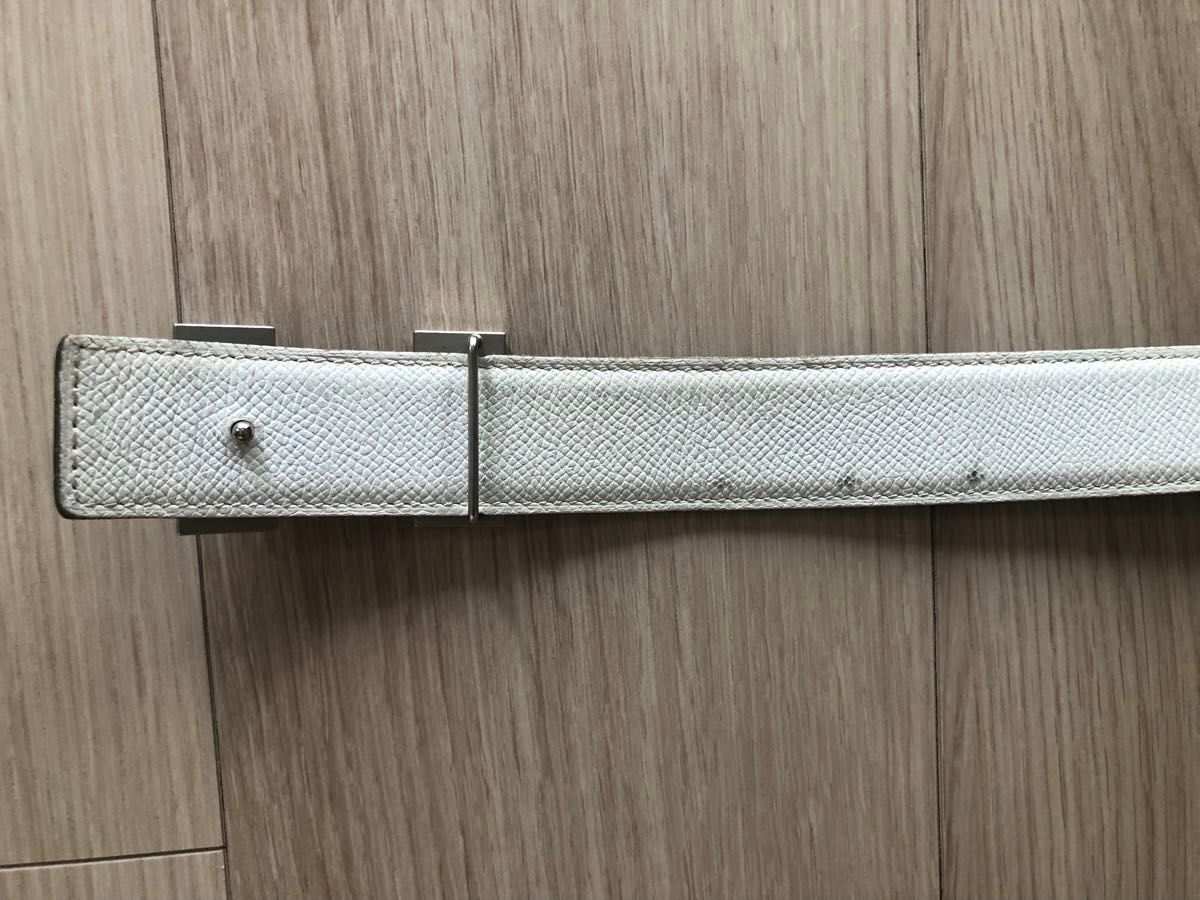 HERMES エルメス ベルト 75 リバーシブル ブラック&ホワイト HERMES エルメス ベルト 75 リバーシブル ブラック&ホワイト
