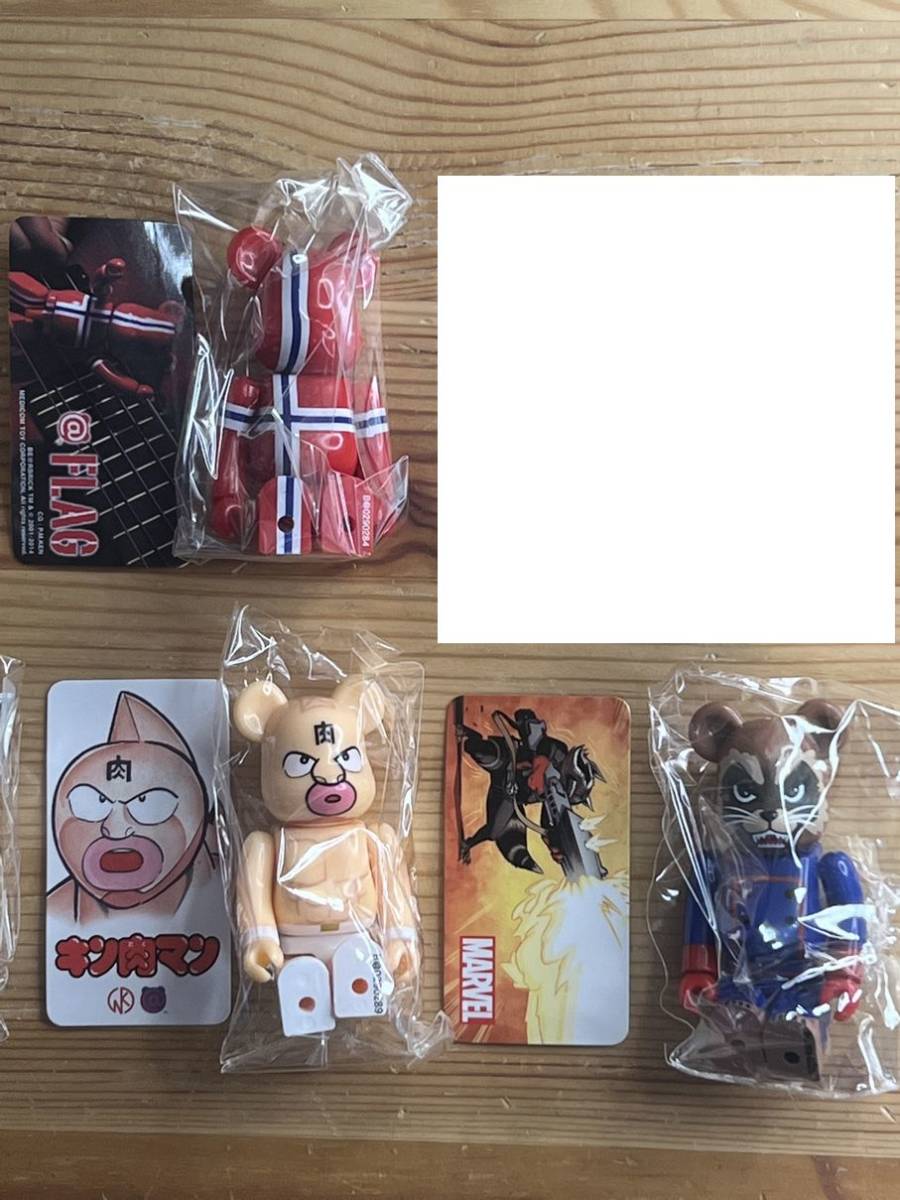 シモンズグランドセール 7種セット 29 シリーズ ベアブリック 100% キン肉 BE@RBRICK キューブリック、ベアブリック