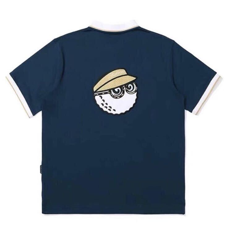 M マルボンゴルフ MALBON GOLF ポロシャツ ネイビー 即日発送 シャツ M マルボンゴルフ MALBON GOLF ポロシャツ ネイビー 即日発送 シャツ