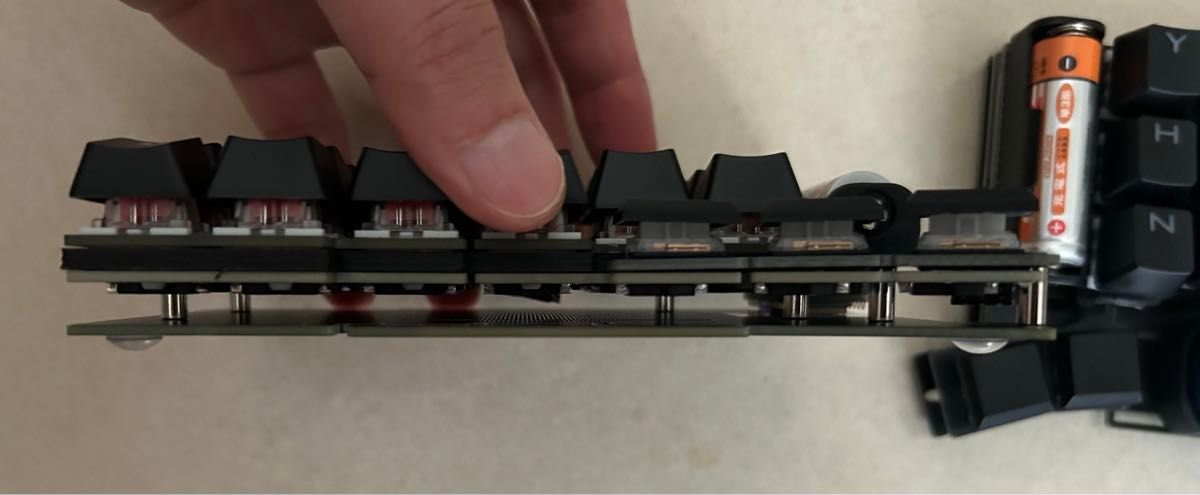 自作キーボード トラックボール付き無線分割キーボード torabo 自作キーボード トラックボール付き無線分割キーボード torabo
