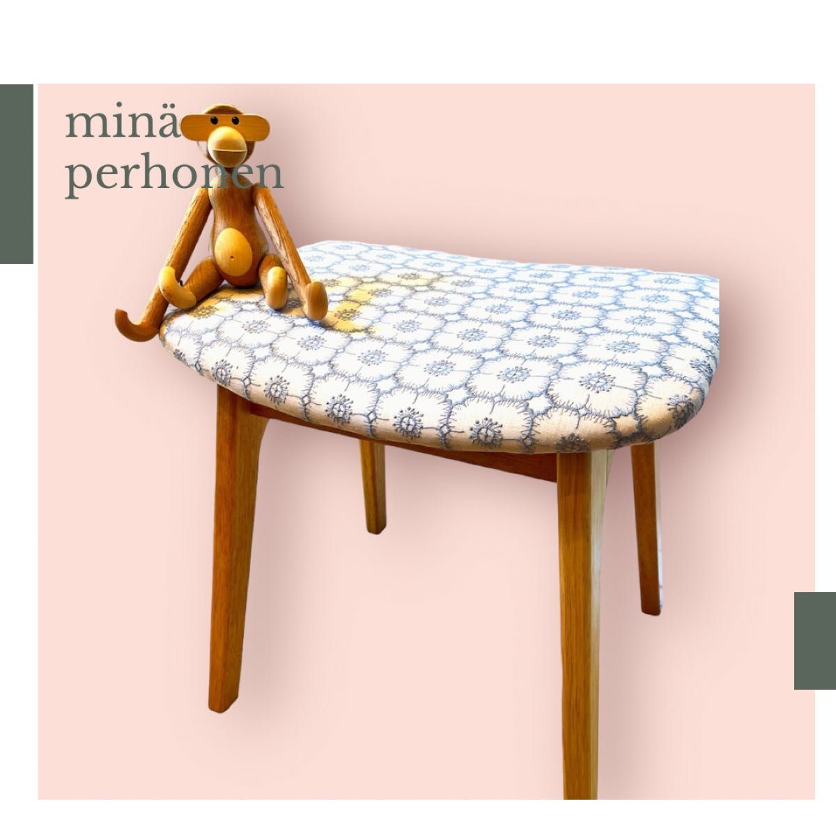 数量限定】mina perhonen / ミナペルホネン生地使用スツール 数量限定】mina perhonen / ミナペルホネン生地使用スツール