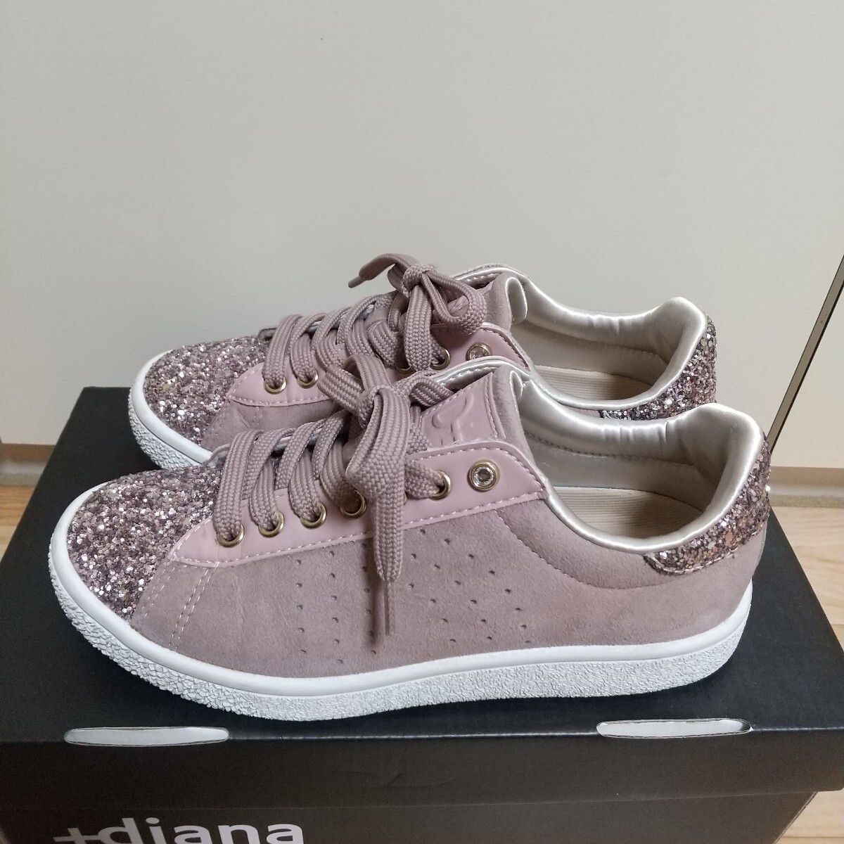 ダイアナ DIANA プラスダイアナ +diana スニーカー グリッター ダイアナ DIANA プラスダイアナ +diana スニーカー グリッター