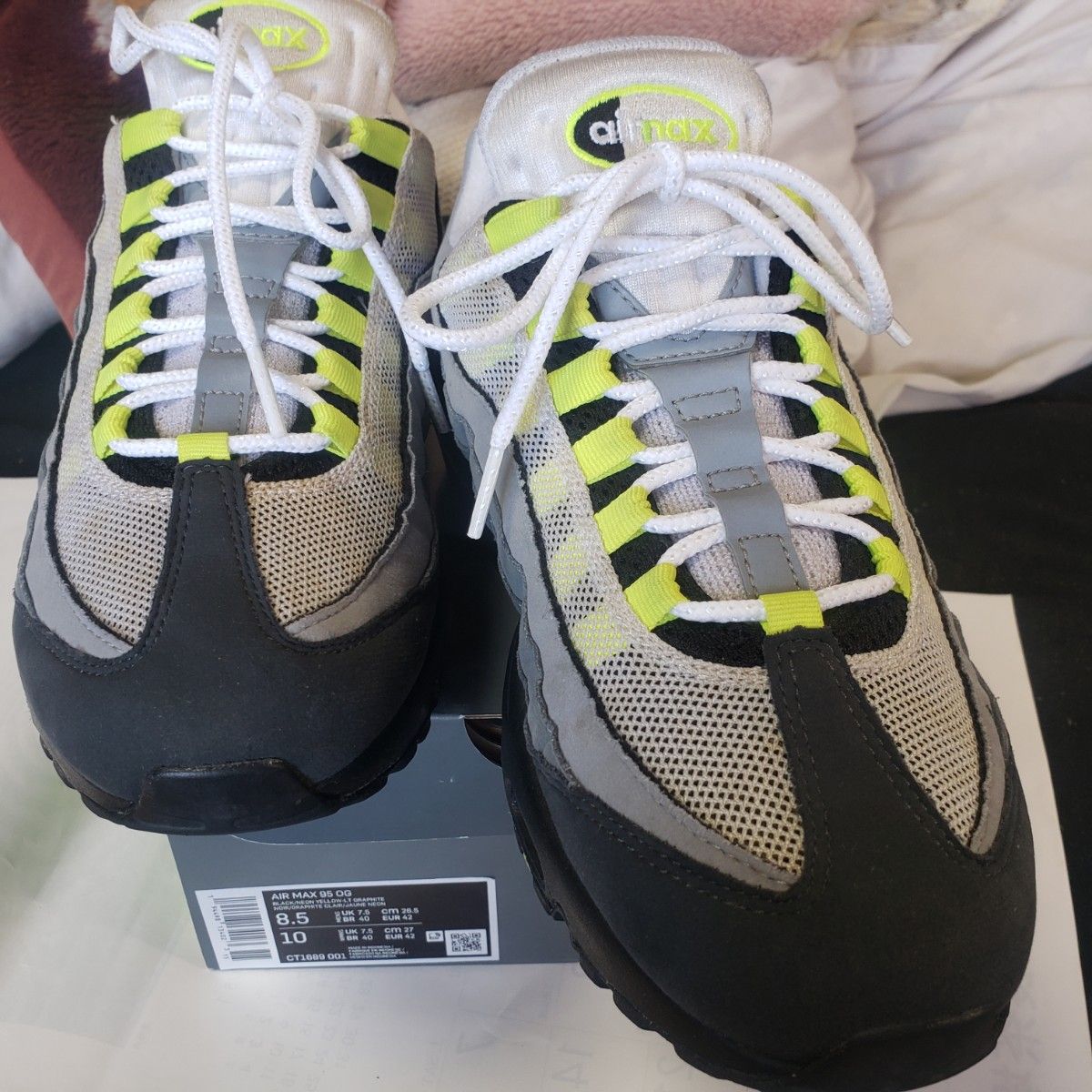 元箱付 NIKE ナイキ AIRMAX エア マックス 95 OG 2020年モデル 元箱付 NIKE ナイキ AIRMAX エア マックス 95 OG 2020年モデル