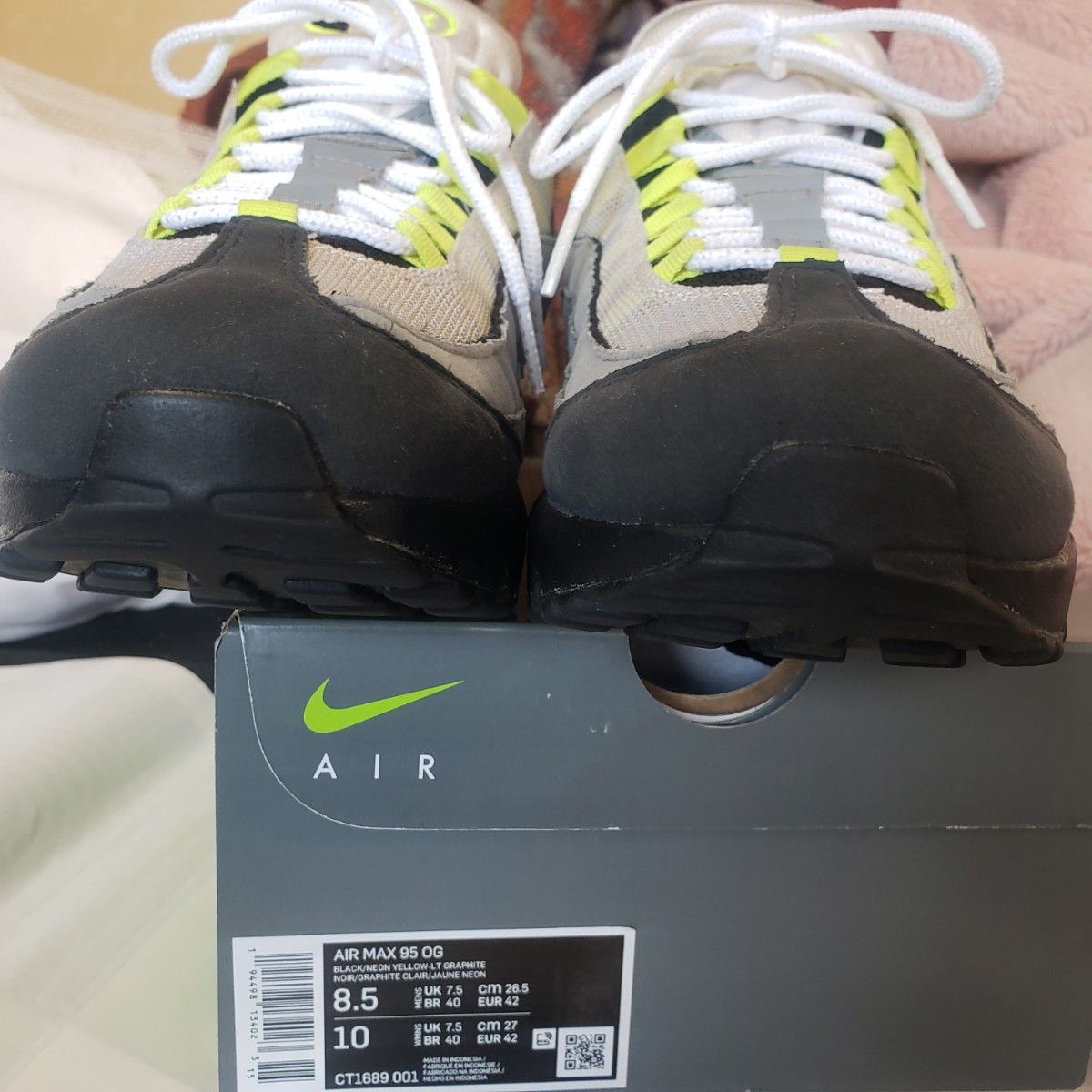元箱付 NIKE ナイキ AIRMAX エア マックス 95 OG 2020年モデル 元箱付 NIKE ナイキ AIRMAX エア マックス 95 OG 2020年モデル