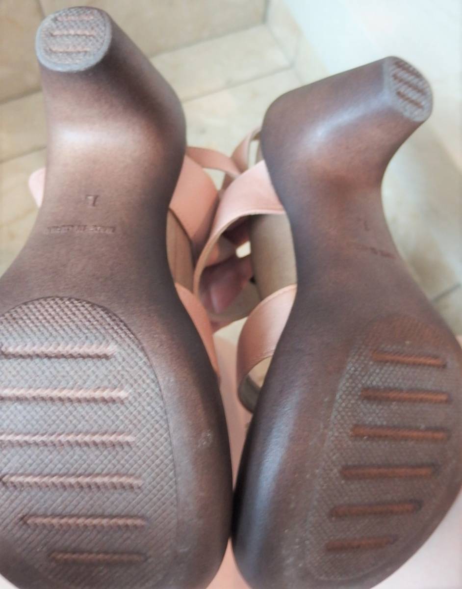 [USED beautiful goods ]ligetaCanoe canoe sandals banana heel Cross belt / lady's / made in Japan /C605/ligeta