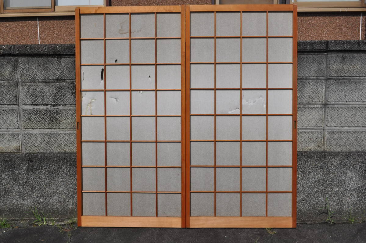 か3 昭和レトロ建具 ザラメ模様ガラス 雪見障子 1768x693x32ミリ か3 昭和レトロ建具 ザラメ模様ガラス 雪見障子 1768x693x32ミリ
