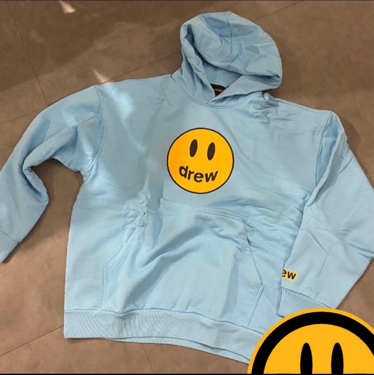 新品未使用】Drew Houseドリューハウス パーカー 水色 Mサイズ 新品未使用】Drew Houseドリューハウス パーカー 水色 Mサイズ