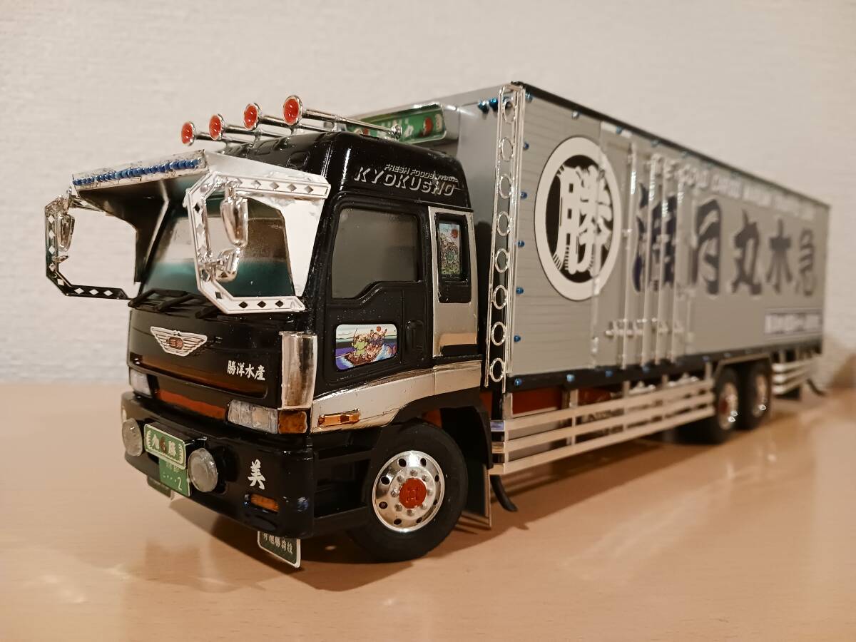Yahoo!オークション - アオシマ1/32スケール 大型デコトラ旭勝渡 Yahoo!オークション - アオシマ1/32スケール 大型デコトラ旭勝渡