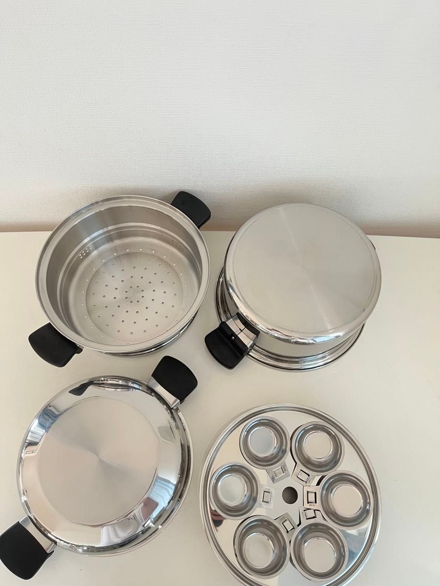 ピカピカ美品 Amway アムウェイ 鍋21ピースセットと ピカピカ美品 Amway アムウェイ 鍋21ピースセットと