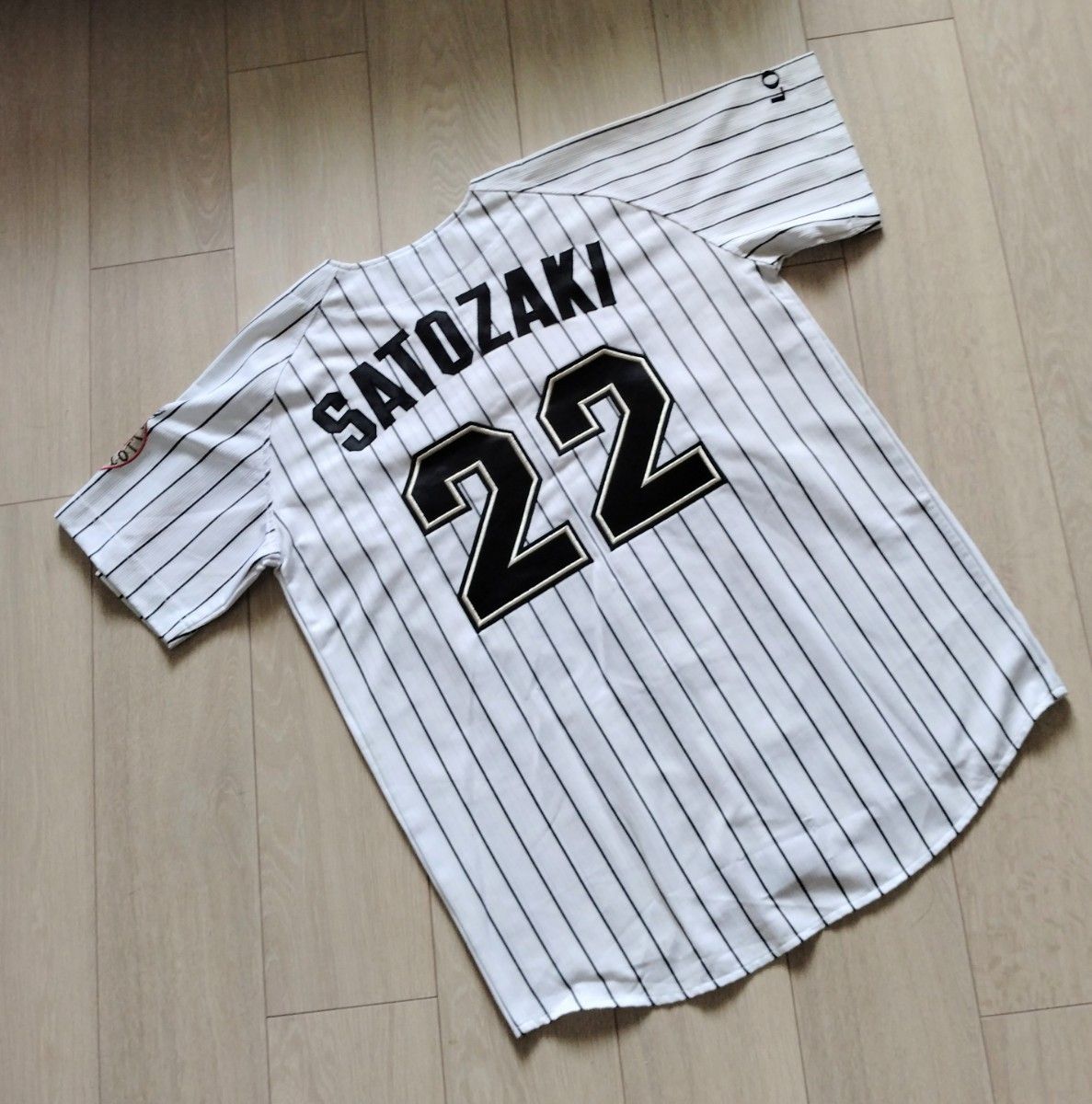 レア】千葉 ロッテ マリーンズ 里崎 ホーム ユニフォーム レア】千葉 ロッテ マリーンズ 里崎 ホーム ユニフォーム