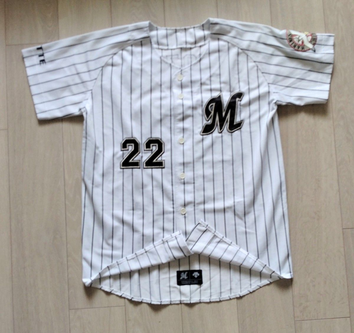 レア】千葉 ロッテ マリーンズ 里崎 ホーム ユニフォーム レア】千葉 ロッテ マリーンズ 里崎 ホーム ユニフォーム