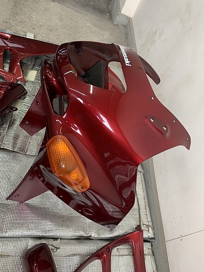 ZZR400 ZZ-R400 ZX400N 93-07 カウル 外装セット レッド 12点 ZZR400 ZZ-R400 ZX400N 93-07 カウル 外装セット レッド 12点