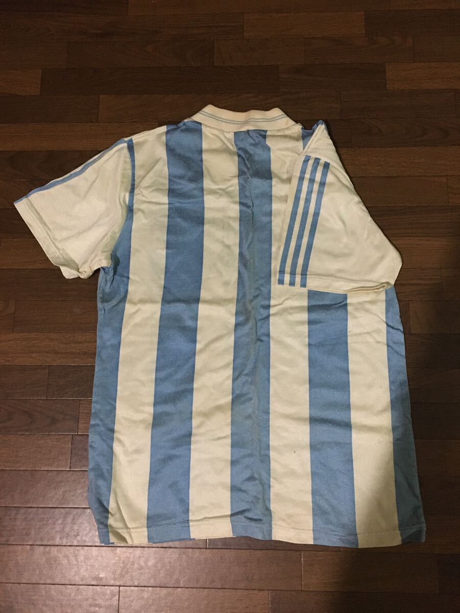 adidas 90年 アルゼンチン代表 ユニフォーム マリオケンペス直筆 adidas 90年 アルゼンチン代表 ユニフォーム マリオケンペス直筆
