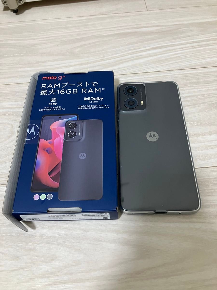 新品】moto g24 マットチャコール SIMフリー カバー付|Yahoo 新品】moto g24 マットチャコール SIMフリー カバー付|Yahoo