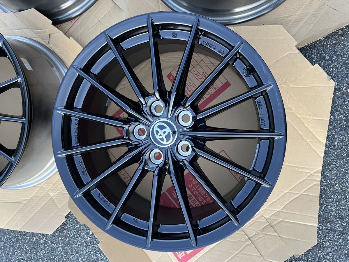 新車取り外し 送料無料 トヨタGRヤリス 純正ホイール4本セット 新車取り外し 送料無料 トヨタGRヤリス 純正ホイール4本セット