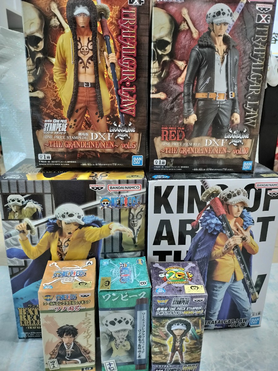 ワンピース ロー フィギュア セット まとめ売り GRANDLINE MEN ワーコレ ワールドコレクタブルフィギュア KING OF ARTIST