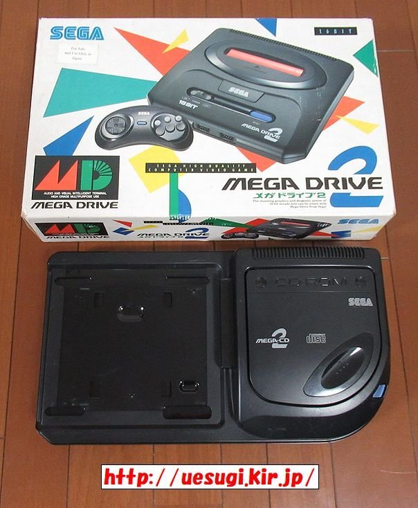 メガドライブ2 本体+ メガCD2 本体☆ロム.CD起動確認済☆SEGA メガドライブ2 本体+ メガCD2 本体☆ロム.CD起動確認済☆SEGA