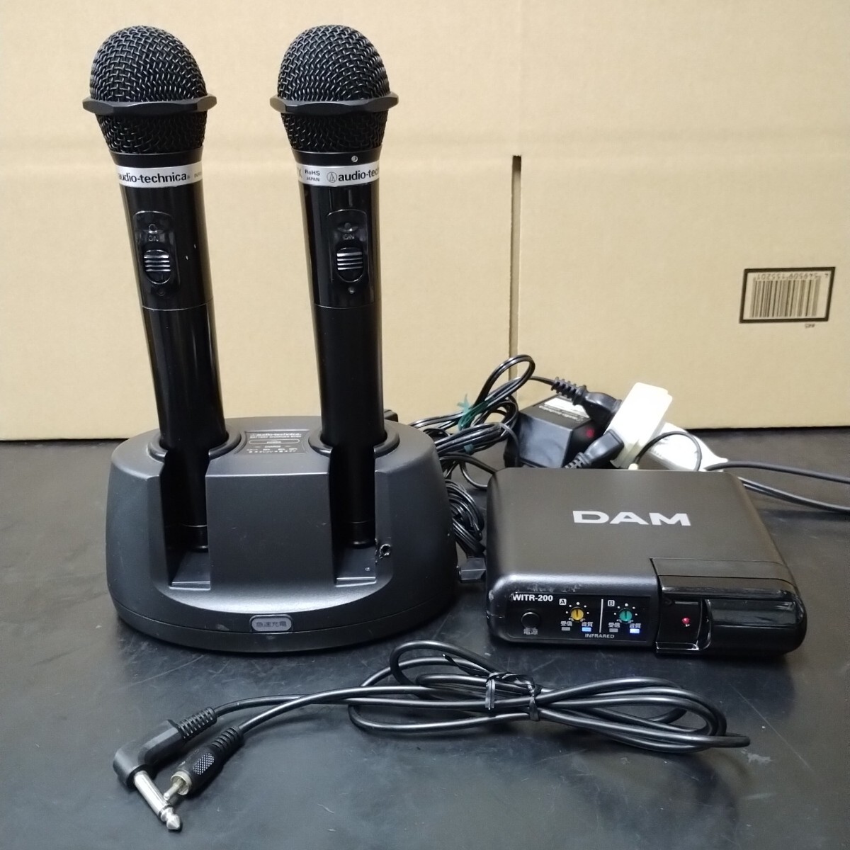 audio-technica ワイヤレスマイクシステム① audio-technica ワイヤレスマイクシステム①