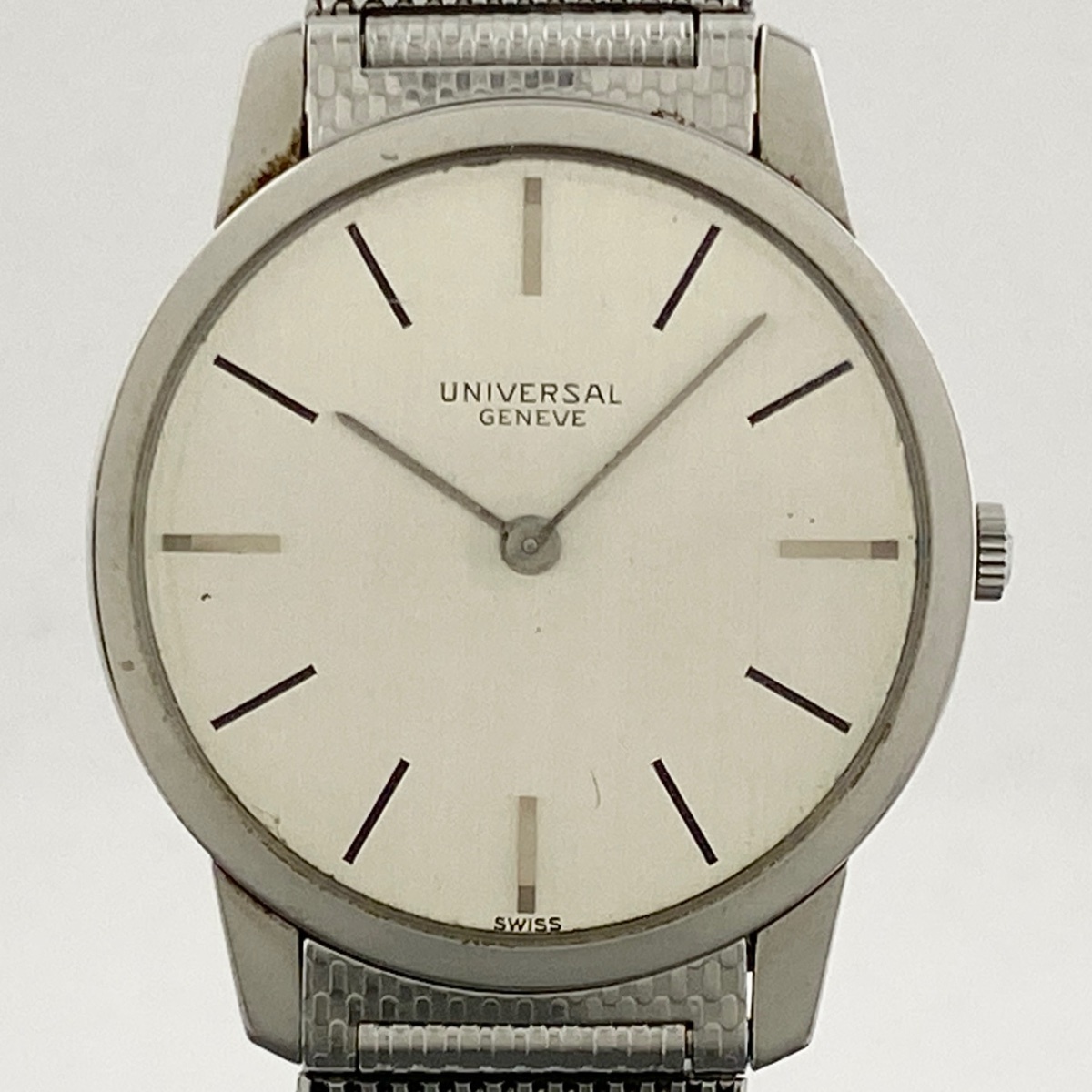 【ジャンク品】UNIVERSALGENEVE ラウンド 腕時計 手巻き 【中古】