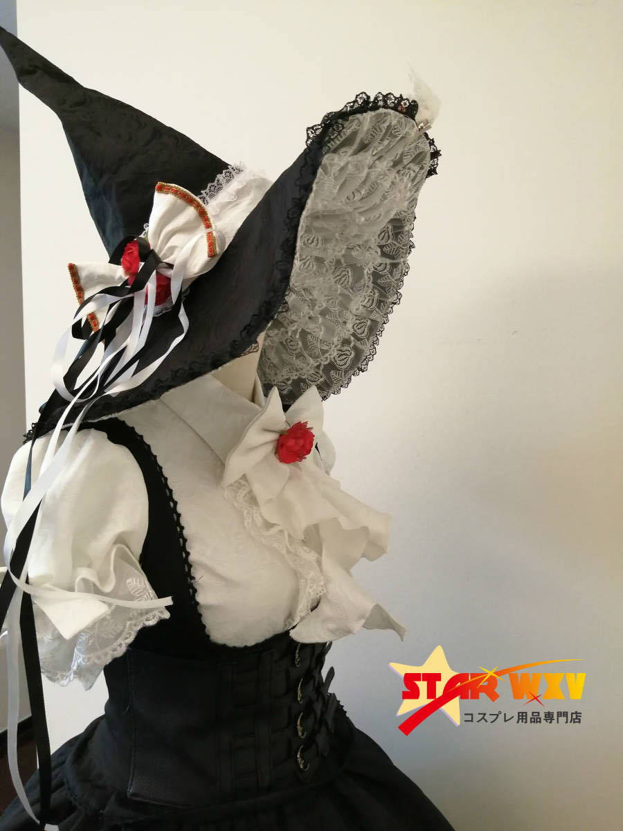 正規品!】コスプレ衣装 東方Project 霧雨魔理沙 フリル地獄 正規品!】コスプレ衣装 東方Project 霧雨魔理沙 フリル地獄