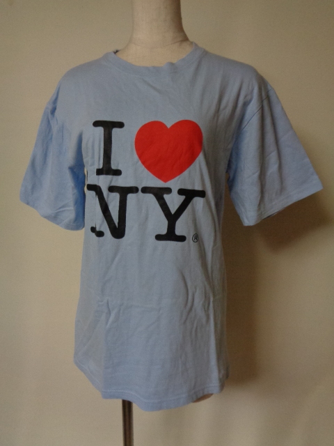 ヘインズ Hanes アイ ラブ ニューヨーク 半袖 Tシャツ sizeS made I LOVE N.Y. _画像1