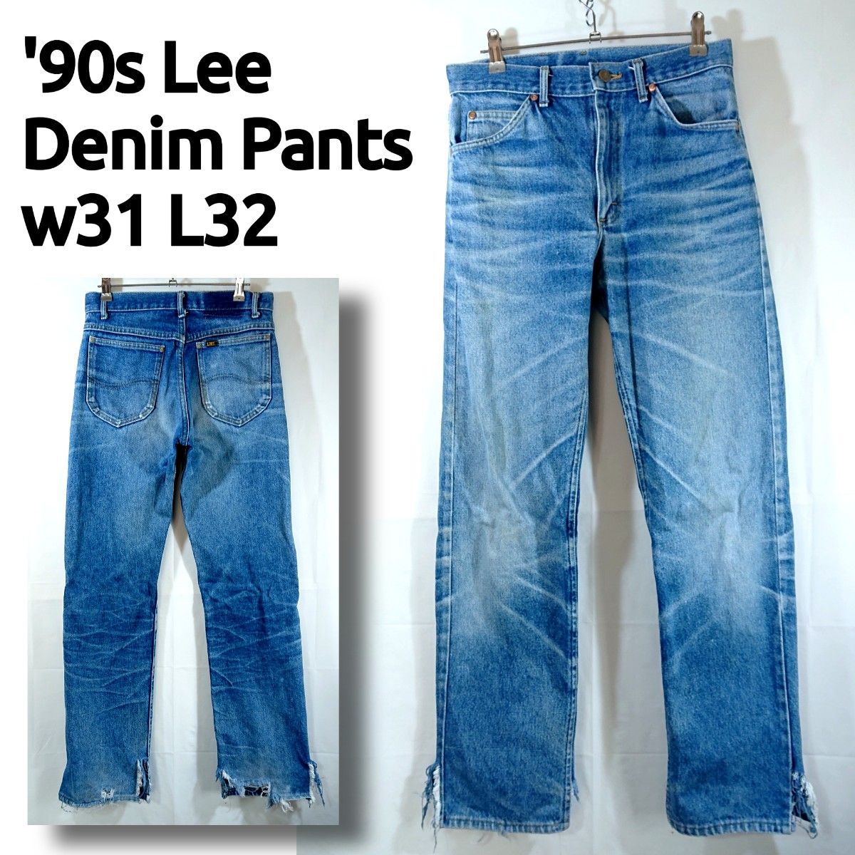 80s~90s】Leeライダースデニムパンツ/w31〜30/ジーンズ 80s~90s】Leeライダースデニムパンツ/w31〜30/ジーンズ