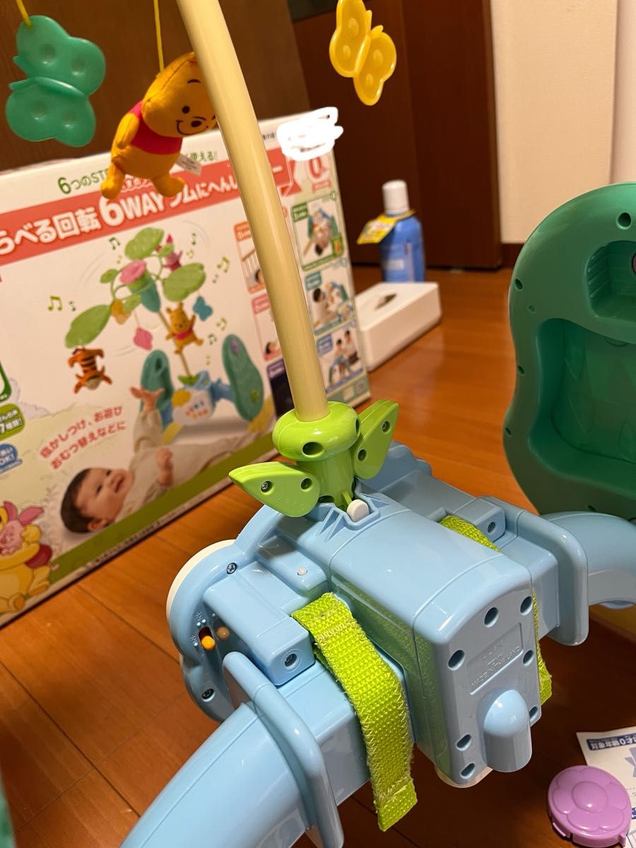 美品 動作確認済み 説明書 箱付き 欠品無し 6WAY プーさん 美品 動作確認済み 説明書 箱付き 欠品無し 6WAY プーさん