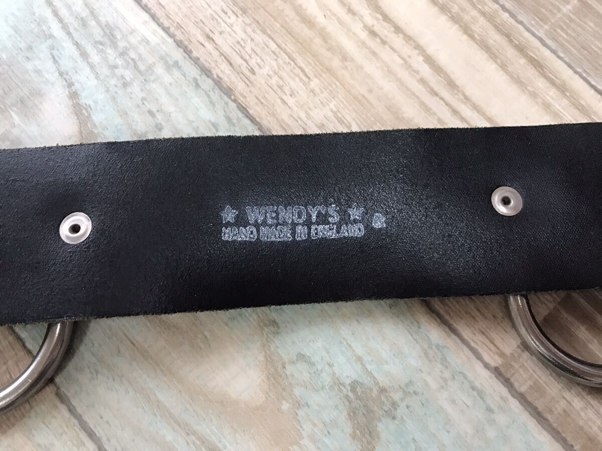 WENDY'S シドリング ベルトused品 punk rock sex pistols 666 WENDY'S シドリング ベルトused品 punk rock sex pistols 666