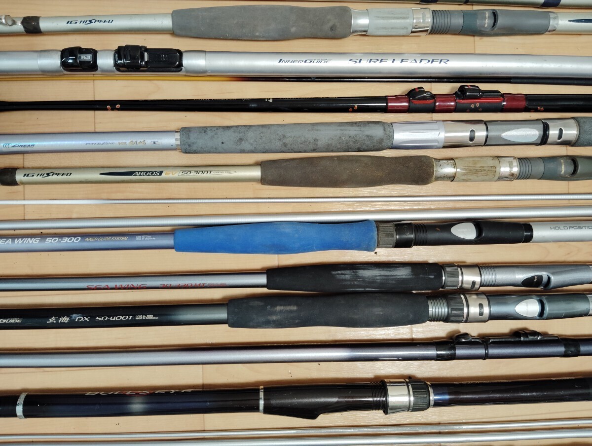 シマノ ダイワなど 釣具 竿 22本まとめSHIMANO HOLDPOSITION シマノ ダイワなど 釣具 竿 22本まとめSHIMANO HOLDPOSITION