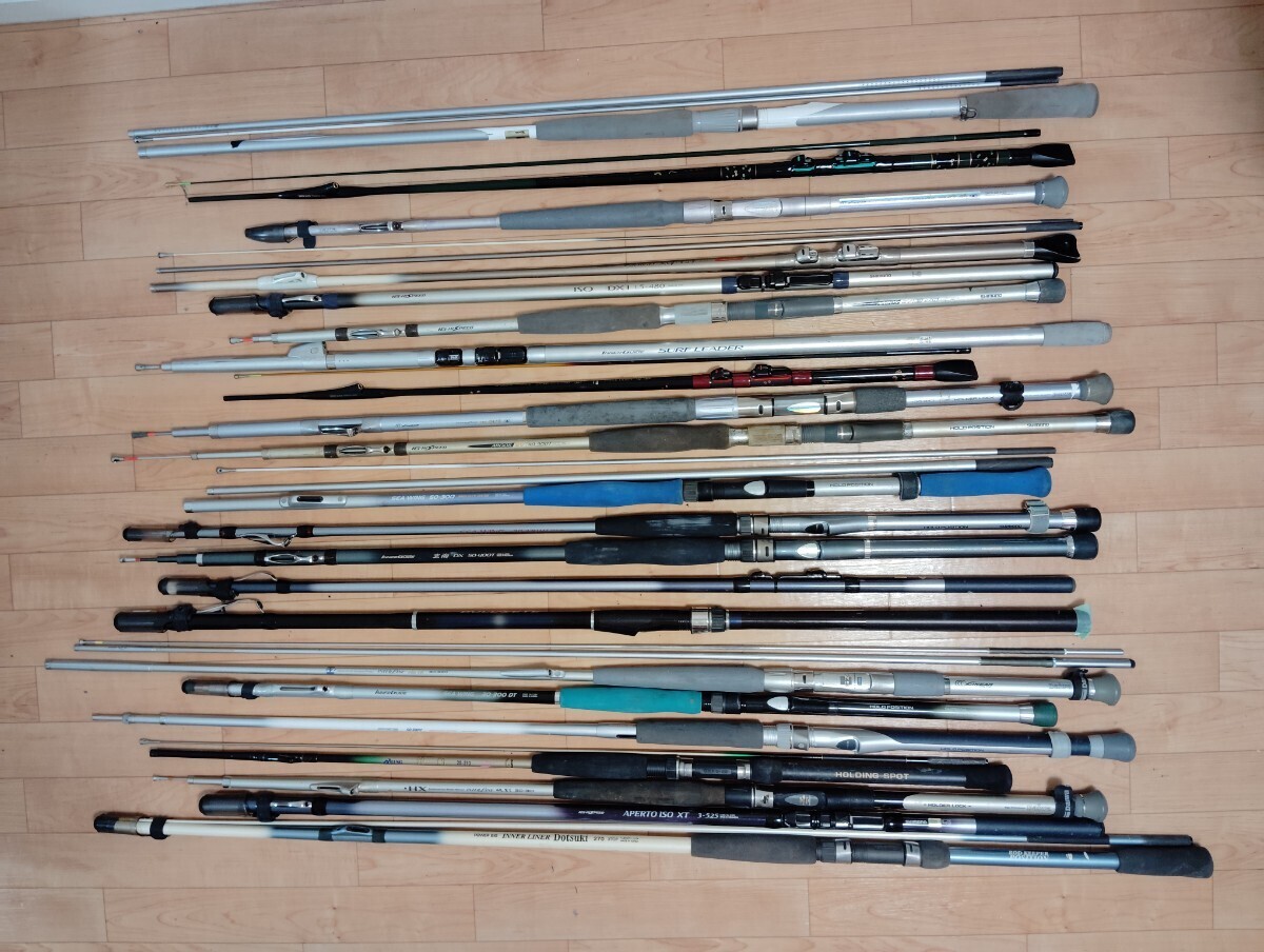 シマノ ダイワなど 釣具 竿 22本まとめSHIMANO HOLDPOSITION シマノ ダイワなど 釣具 竿 22本まとめSHIMANO HOLDPOSITION