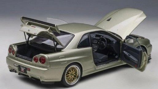 スカイラインGT-R VスペックII ニュル BBS LMホイールver R34 スカイラインGT-R VスペックII ニュル BBS LMホイールver R34