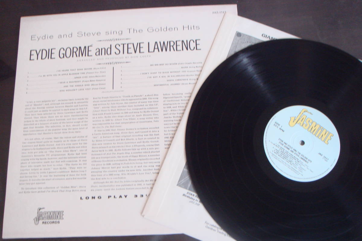 UKリイシュー盤　EYDIE　GORME・STEVE　LAWRENCE/SING　THE　GOLDEN　HITS_画像2