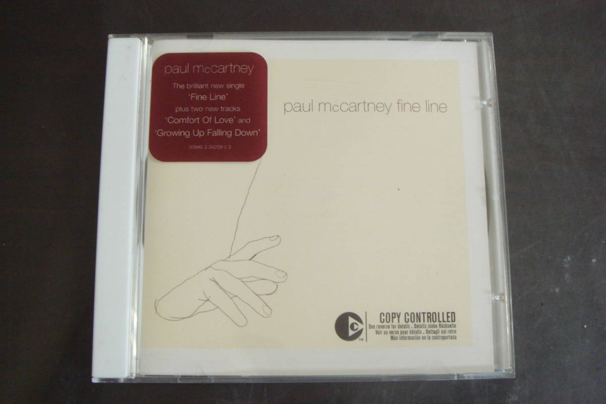 輸CDシングル　PAUL　McCARTNEY/FINE　LINE_画像1
