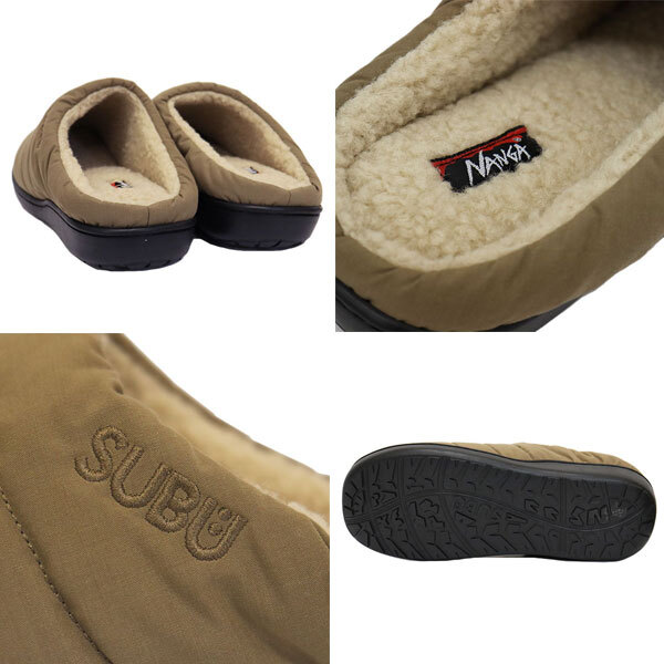 NANGA (ナンガ) x SUBU スブ HINOC WINTER SANDAL 2022 ヒノックウィンター サンダル NAVY 1(JP24.0-25.5cm) N018_画像6