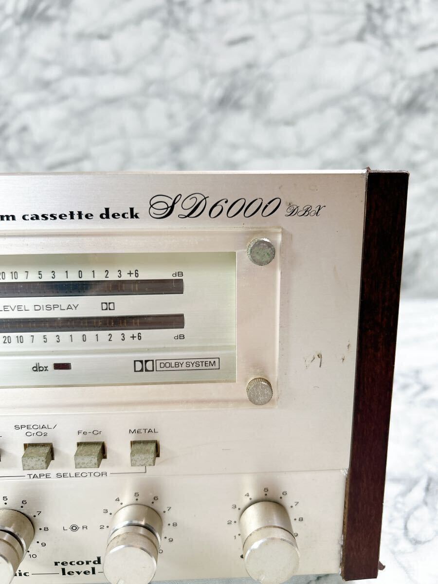 動作未確認】Marantz SD6000 DBX カセットデッキ ジャンク 動作未確認】Marantz SD6000 DBX カセットデッキ ジャンク