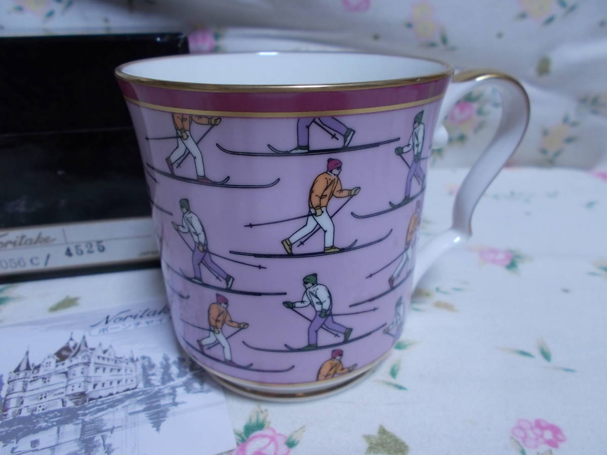 ノリタケ 　ウィンタースポーツ　マグカップ　 Noritake_画像4