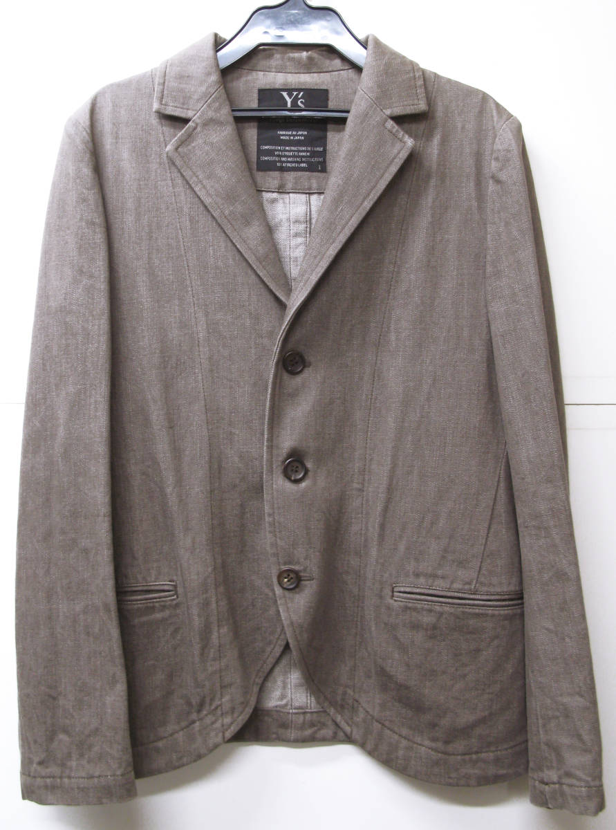 ワイズ：綿カツラギ素材 ジャケット ( ヨウジヤマモト アーカイブ Yohji Yamamoto Y's Ladies' jacket