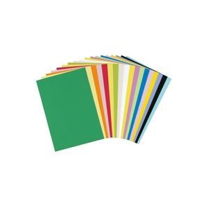 【新品】(業務用3セット)大王製紙 再生色画用紙/工作用紙 〔八つ切り 100枚〕 みずいろ