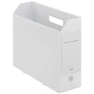 【新品】(まとめ)プラス PPボックスファイル+ A4E ホワイト〔×20セット〕