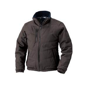 【新品】〔村上被服製〕 防寒ブルゾン/作業着 〔ブラウン 3L〕 ソフト綿素材 保温裏アルミ コットン ポリエステル 6200series 6233